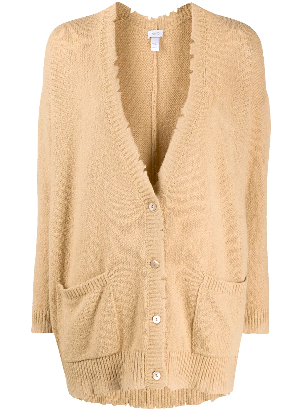 Кардиган оверсайз с эффектом потертости Avant Toi, нейтральный
Кардиган оверсайз с эффектом потертости Avant Toi, нейтральный