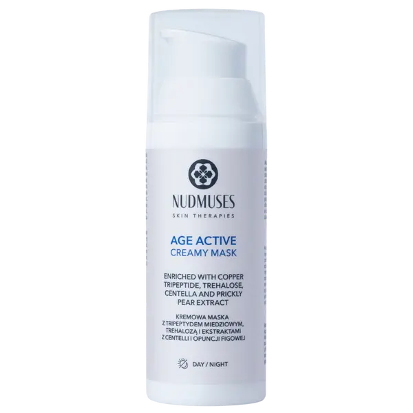 Кремовая маска для лица с трипептидом меди и центеллой, 50 мл Nudmuses Age active creamy mask
Кремовая маска для лица с трипептидом меди и центеллой, 50 мл Nudmuses Age active creamy mask