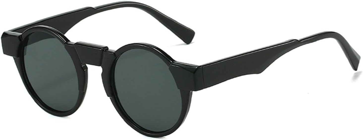 Панк-солнцезащитные очки круглой формы для женщин и мужчин, роскошные винтажные солнцезащитные очки в маленькой оправе с защитой от УФ-излучения UV400, стильные очки для женщин 8816 Melrose, Black
Панк-солнцезащитные очки круглой формы для женщин и мужчин, роскошные винтажные солнцезащитные очки в маленькой оправе с защитой от УФ-излучения UV400, стильные очки для женщин 8816 Melrose, Black