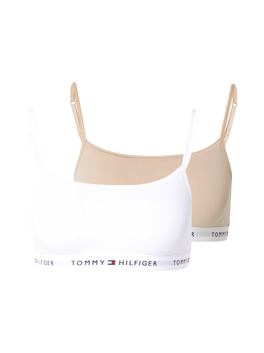 Бюстгальтер без косточек Tommy Hilfiger Underwear, цвет Beige/White 
Бюстгальтер без косточек Tommy Hilfiger Underwear, цвет Beige/White