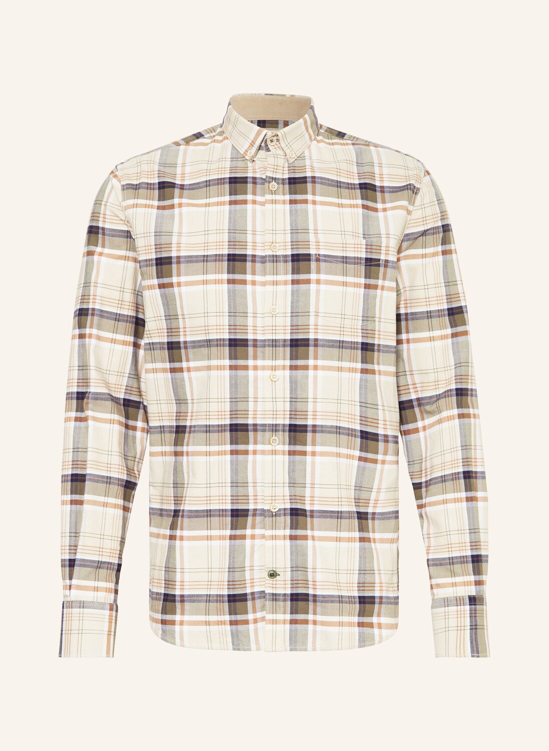 Рубашка стандартного кроя COLOURS & SONS, цвет CREME/BRAUN/DUNKELBLAU 
Рубашка стандартного кроя COLOURS & SONS, цвет CREME/BRAUN/DUNKELBLAU