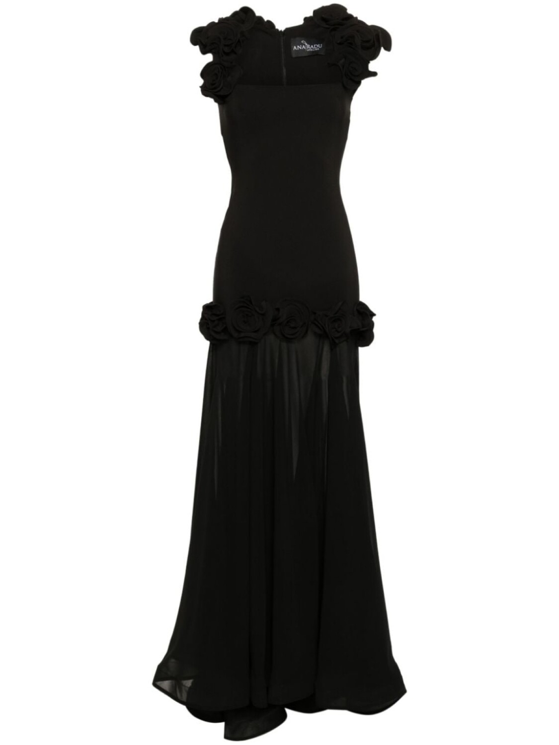 Ana Radu платье с цветочной аппликацией, черный
Ana Radu платье с цветочной аппликацией, черный