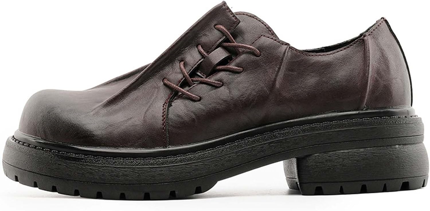 Мужские оксфорды в винтажном стиле, классические лоферы из искусственной кожи с широкой носковой частью, платформой и утолщенной подошвой для повседневной носки Generic, коричневый
Мужские оксфорды в винтажном стиле, классические лоферы из искусственной кожи с широкой носковой частью, платформой и утолщенной подошвой для повседневной носки Generic, коричневый