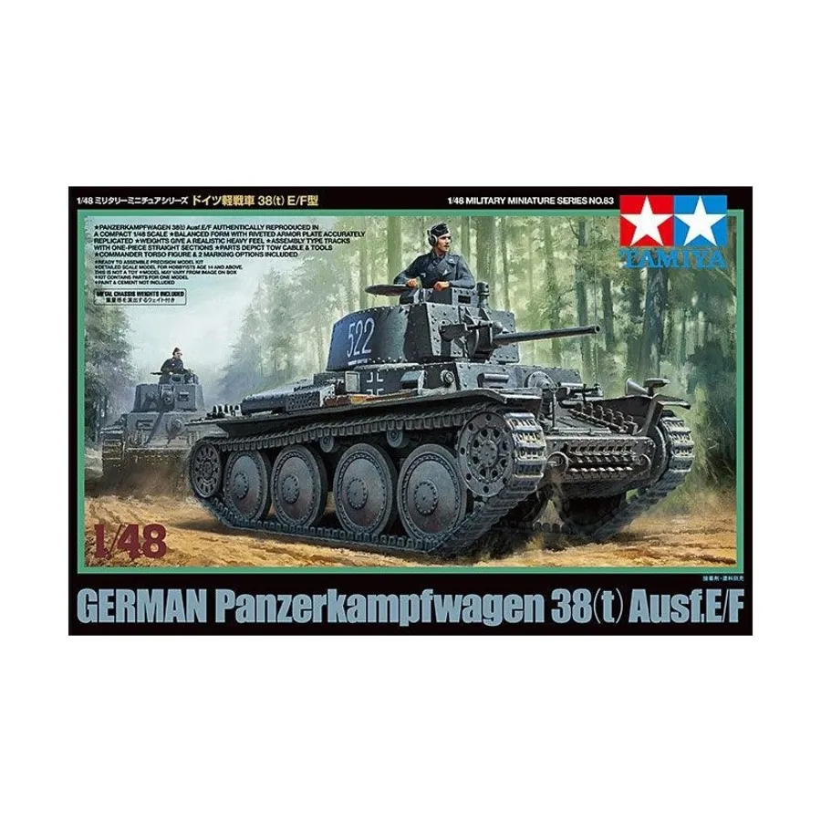 Немецкий Panzerkampfwagen 38(t) Ausf. Ан/Ф (издание 2015 г.), Military Models - 1/35 Scale
Немецкий Panzerkampfwagen 38(t) Ausf. Ан/Ф (издание 2015 г.), Military Models - 1/35 Scale
