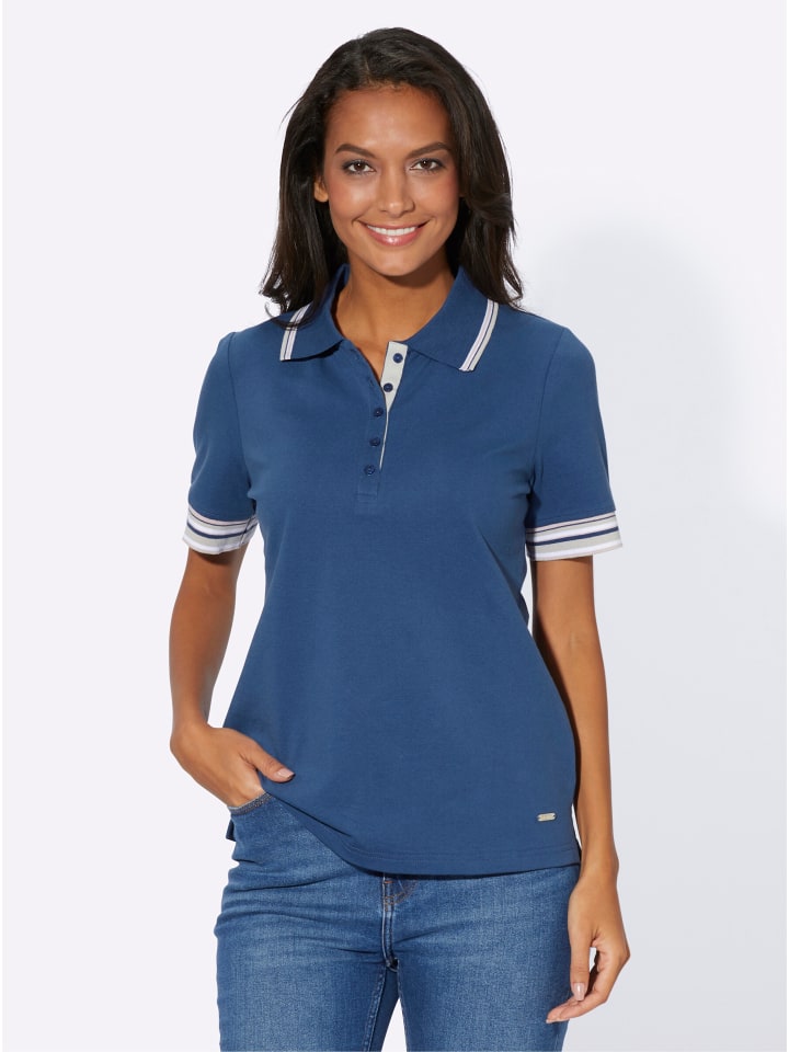 Рубашка-поло цвета деним WITT WEIDEN
Рубашка-поло цвета деним WITT WEIDEN