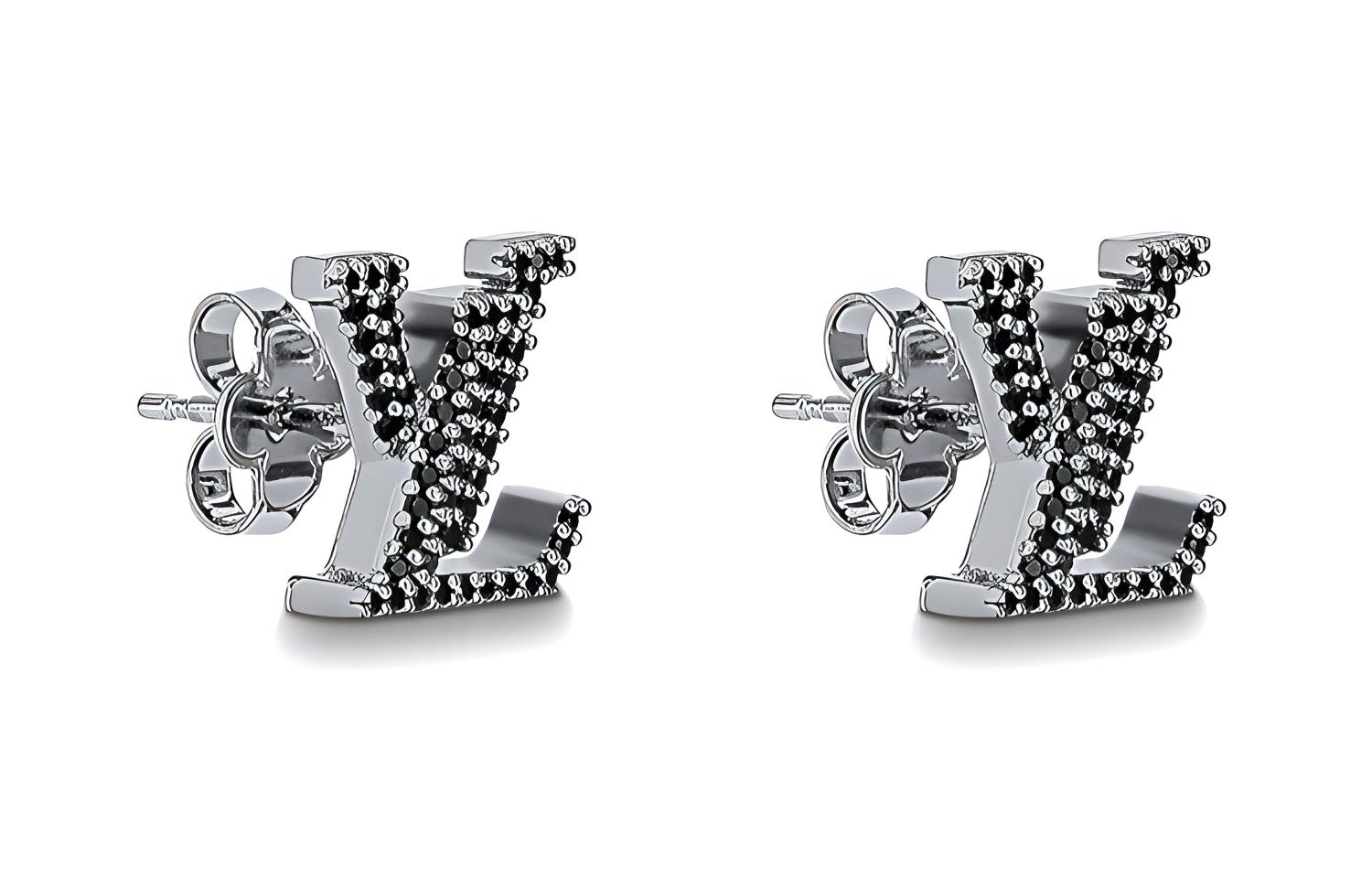 LOUIS VUITTON Серьги-гвоздики ICONIC с металлическими шпильками, женские, черные
LOUIS VUITTON Серьги-гвоздики ICONIC с металлическими шпильками, женские, черные