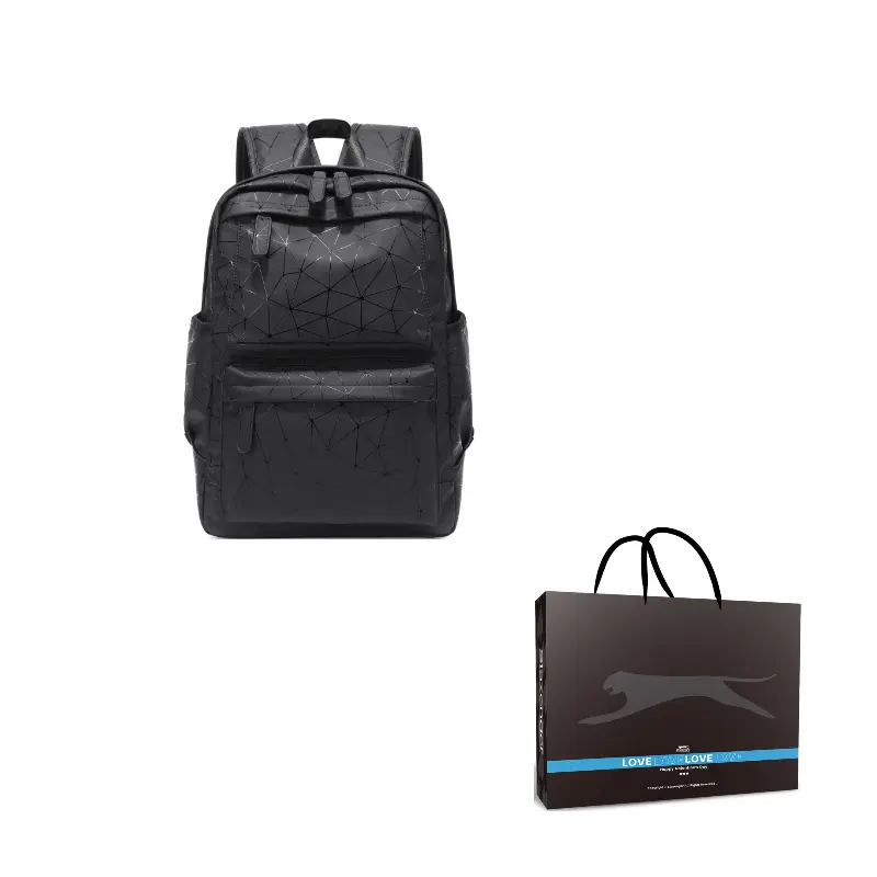 Slazenger Мужской черный рюкзак из мягкой искусственной кожи, Diamond Pattern Black
Slazenger Мужской черный рюкзак из мягкой искусственной кожи, Diamond Pattern Black