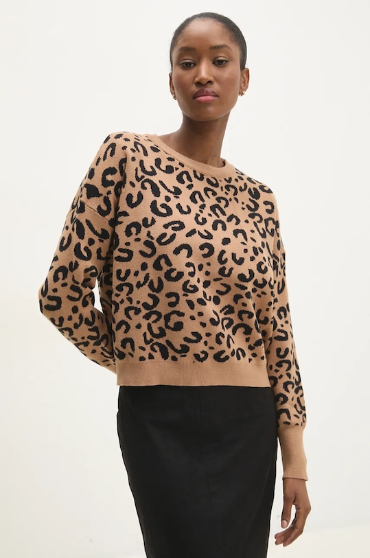 Свитер Answear.Lab, коричневый 
Свитер Answear.Lab, коричневый