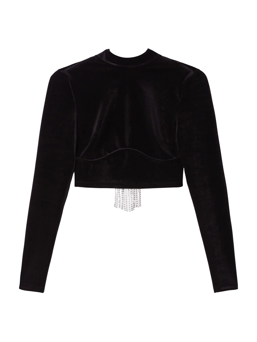 Рубашка Bershka, черный
Рубашка Bershka, черный