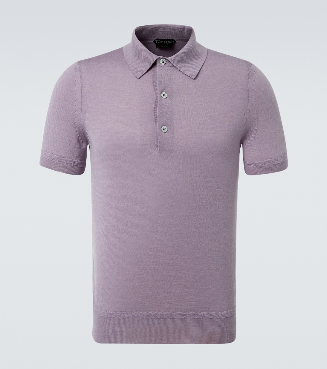 Кашемировый и шёлковый поло свитер Tom Ford, Lillac
Кашемировый и шёлковый поло свитер Tom Ford, Lillac