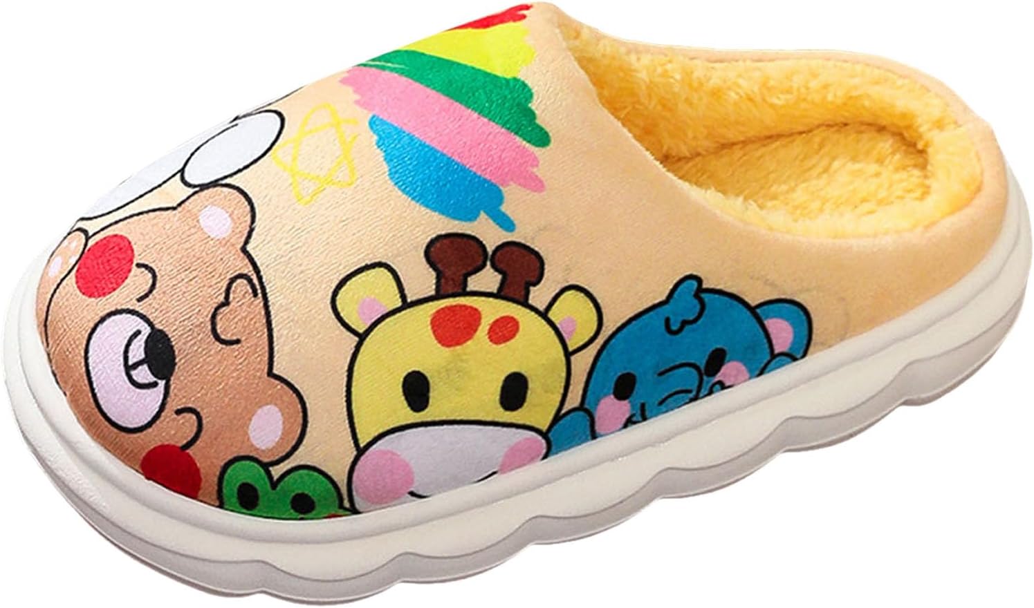 Детские тапочки IWIHMIV для малышей, мягкая подошва, для мальчиков и девочек, комфортные, с плюшевой подкладкой, теплые, для дома, хлопковые, светло-желтый
Детские тапочки IWIHMIV для малышей, мягкая подошва, для мальчиков и девочек, комфортные, с плюшевой подкладкой, теплые, для дома, хлопковые, светло-желтый