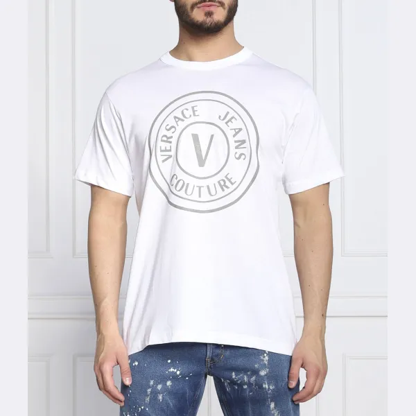 Футболка стандартного кроя Versace, белый
Футболка стандартного кроя Versace, белый