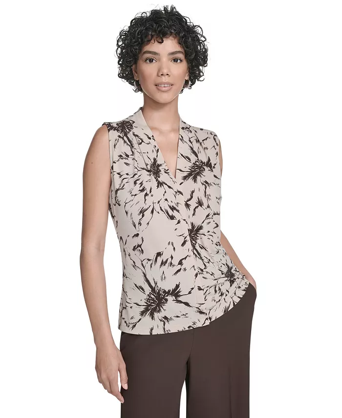 Женский топ-комбинация без рукавов с принтом Petite Calvin Klein, коричневый/бежевый
Женский топ-комбинация без рукавов с принтом Petite Calvin Klein, коричневый/бежевый