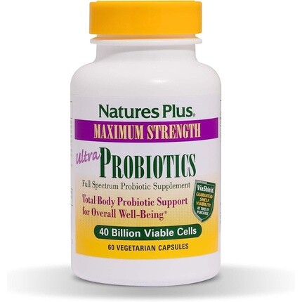 Naturesplus Ultra Probiotics Пищеварительная добавка максимальной силы, 60 вегетарианских капсул, Nature'S Plus
Naturesplus Ultra Probiotics Пищеварительная добавка максимальной силы, 60 вегетарианских капсул, Nature'S Plus