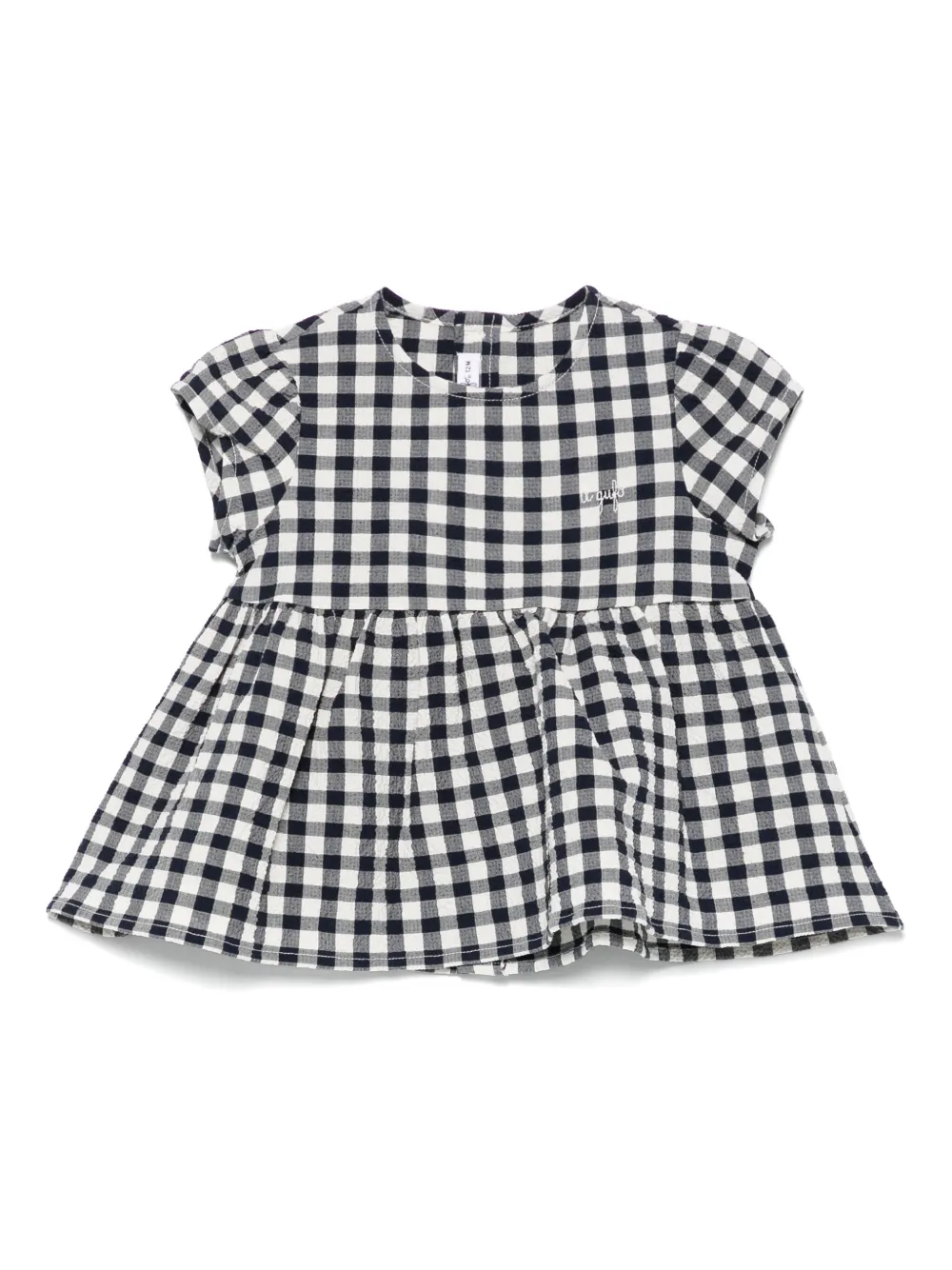 Платье в клетку Il Gufo, синий
Платье в клетку Il Gufo, синий