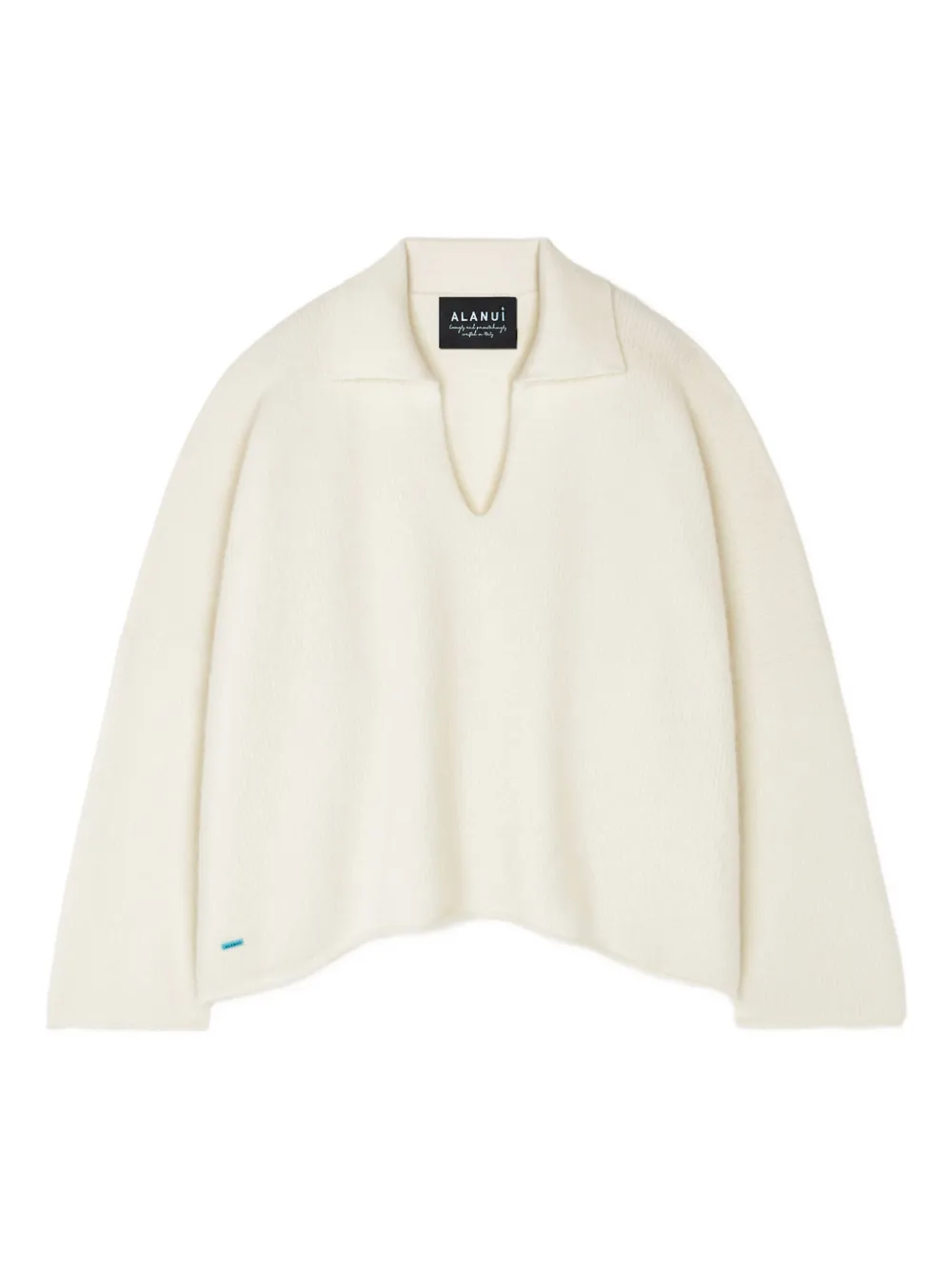 Лучший ребристый свитер с воротником-поло Alanui, белый
Лучший ребристый свитер с воротником-поло Alanui, белый