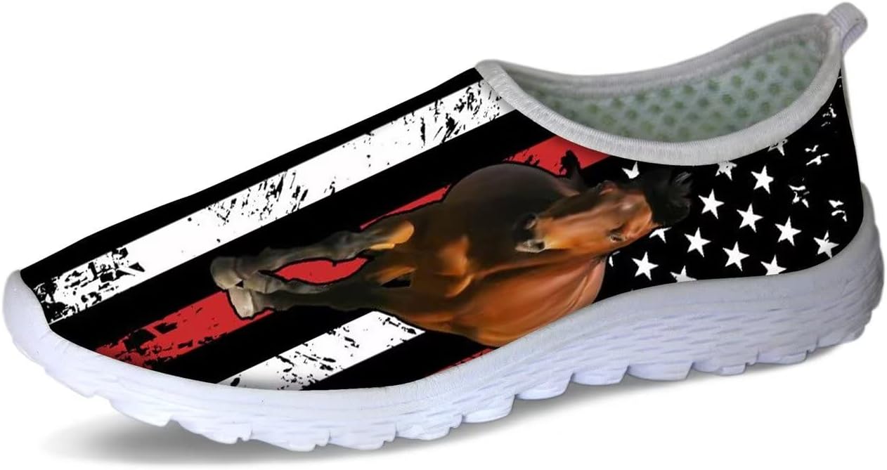 Женские прогулочные кроссовки Forchrinse Music Note, мужские слипоны GO Walk с мягкой сеткой, легкая рабочая обувь, American Flag Horse
Женские прогулочные кроссовки Forchrinse Music Note, мужские слипоны GO Walk с мягкой сеткой, легкая рабочая обувь, American Flag Horse