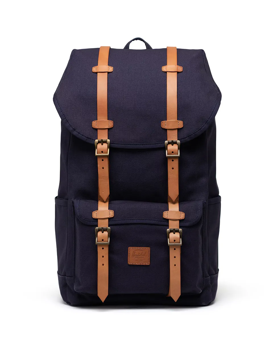 Мужской рюкзак холстовый 25 л из синей ткани с магнитными застежками Herschel, тёмно-синий
Мужской рюкзак холстовый 25 л из синей ткани с магнитными застежками Herschel, тёмно-синий