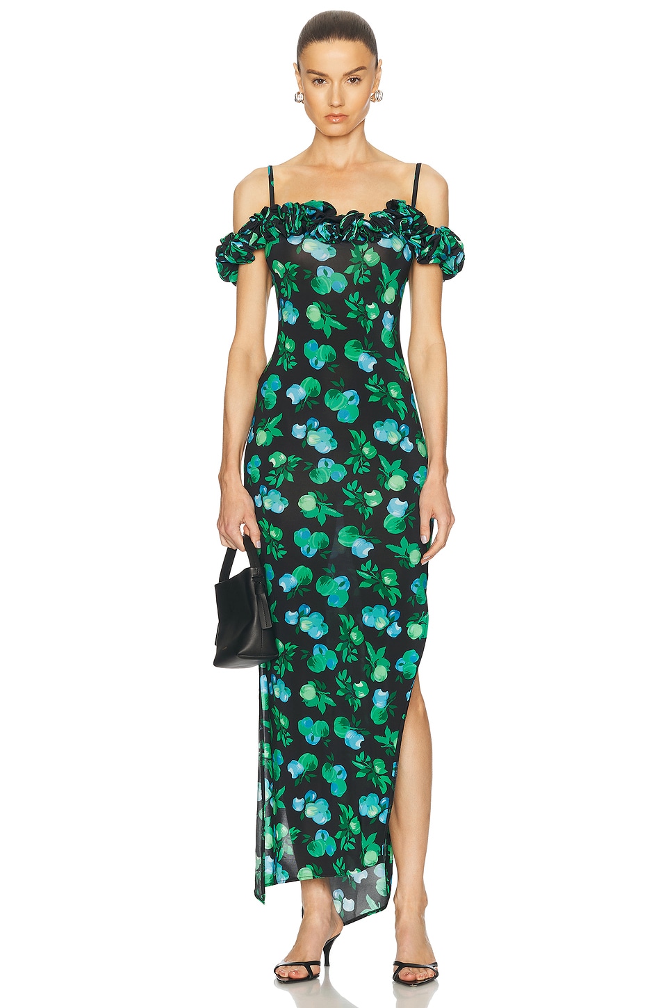 Платье с рюшами Coperni, Print Blue Apples
Платье с рюшами Coperni, Print Blue Apples