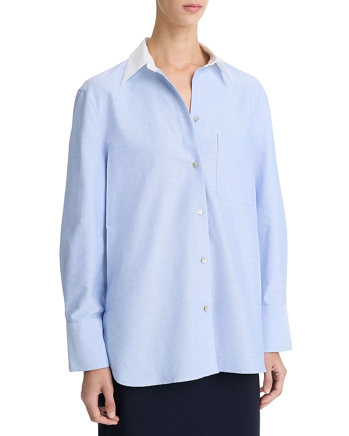 Оксфордская рубашка Vince, синий
Оксфордская рубашка Vince, синий