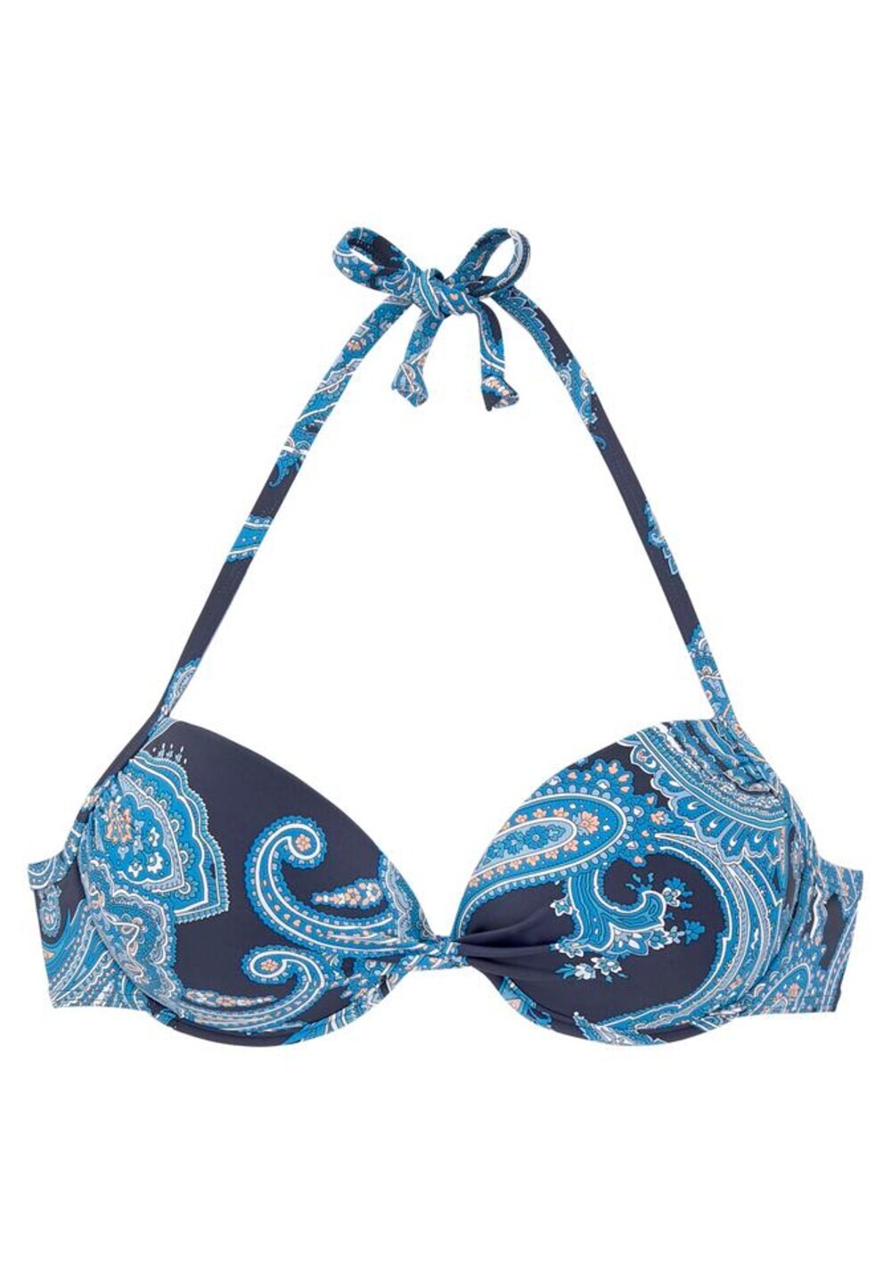 Топ бикини пуш-ап Lascana Boho, темно-синий
Топ бикини пуш-ап Lascana Boho, темно-синий