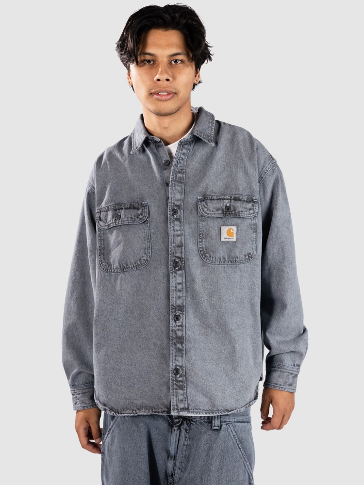 Рубашка Carhartt WIP Tigan Jac Hemd, black/blue fog grmnt dyd
Рубашка Carhartt WIP Tigan Jac Hemd, black/blue fog grmnt dyd