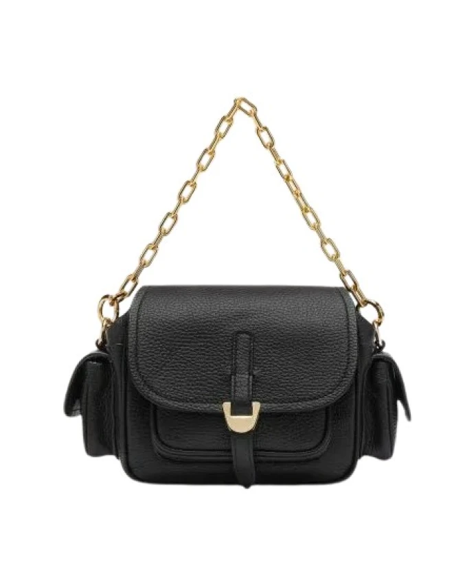 Черная кожаная сумка через плечо Coccinelle, черный
Черная кожаная сумка через плечо Coccinelle, черный