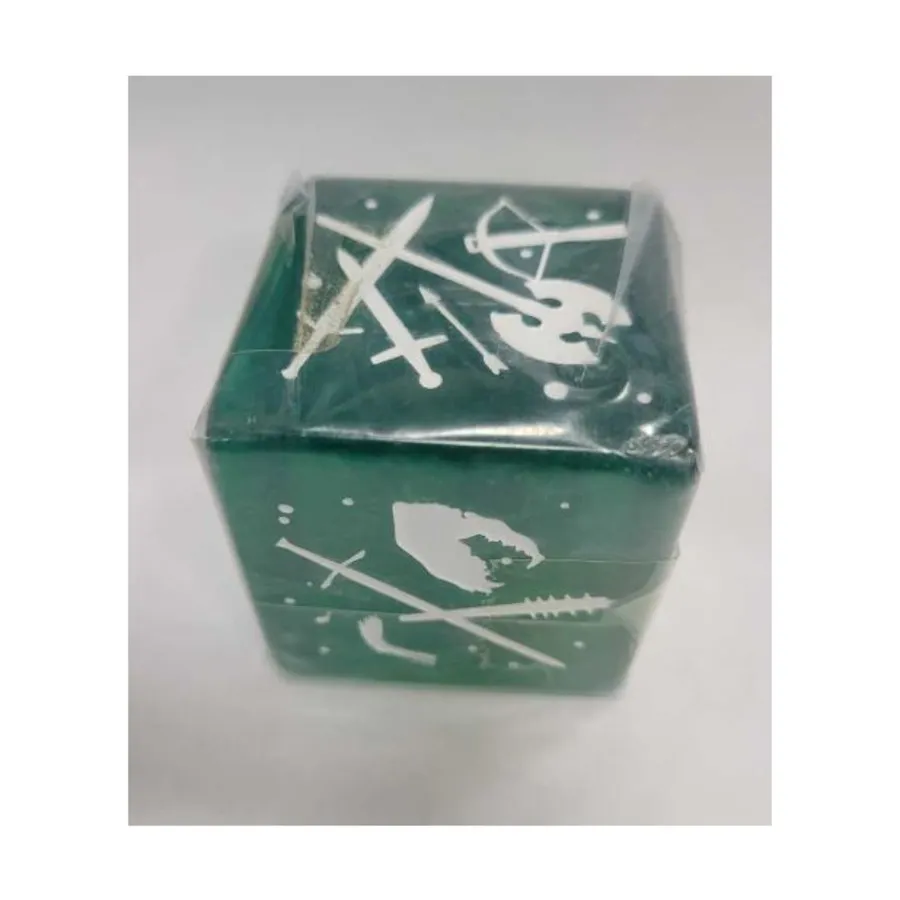 d6 Lu the Cube Mini/Die (50 мм) — зеленый с белым, Dice & Accessories (Severed Books)
d6 Lu the Cube Mini/Die (50 мм) — зеленый с белым, Dice & Accessories (Severed Books)