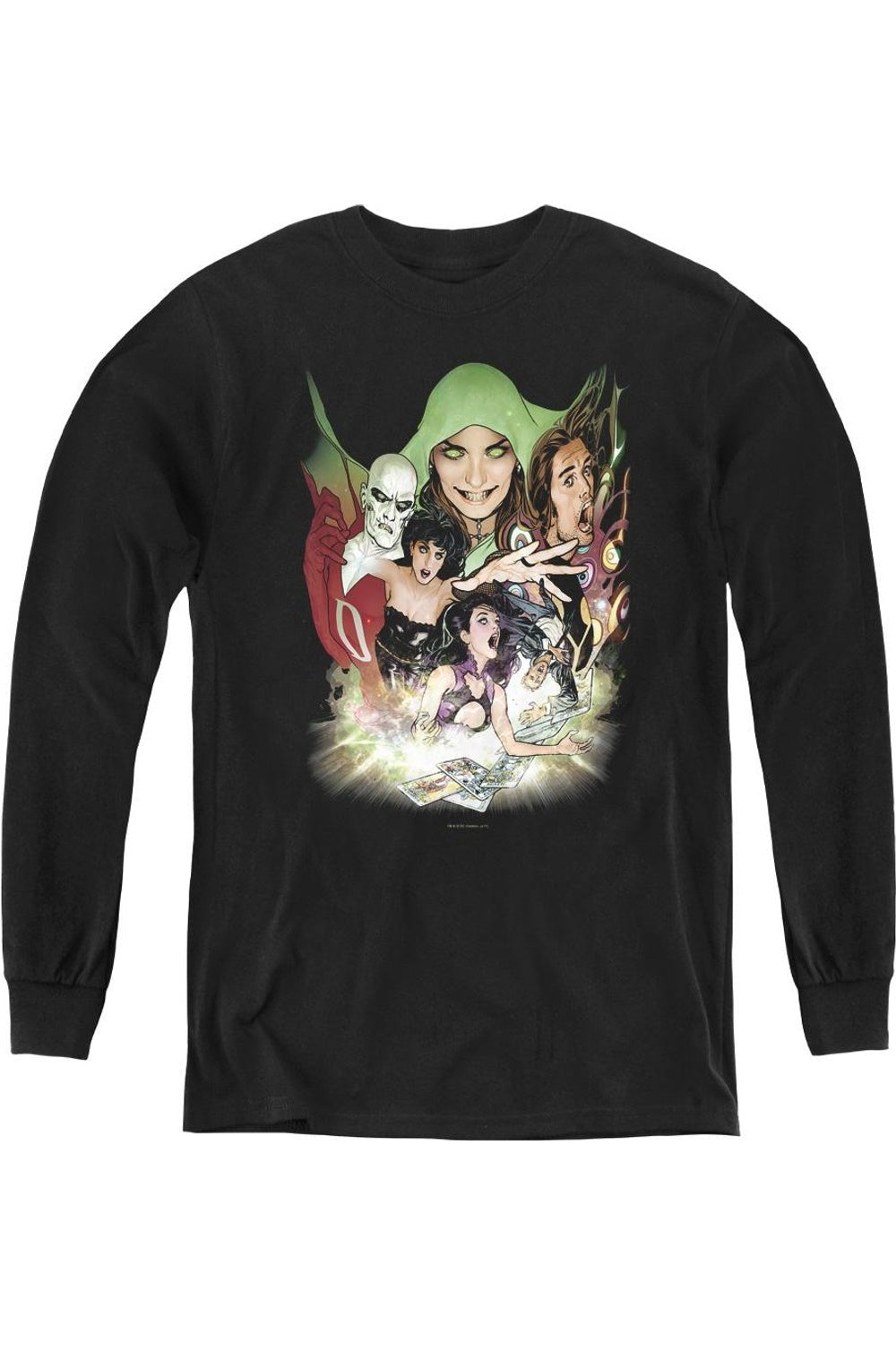 Футболка с длинным рукавом DC Comics Justice League Dark для молодежи Gildan, черный
Футболка с длинным рукавом DC Comics Justice League Dark для молодежи Gildan, черный