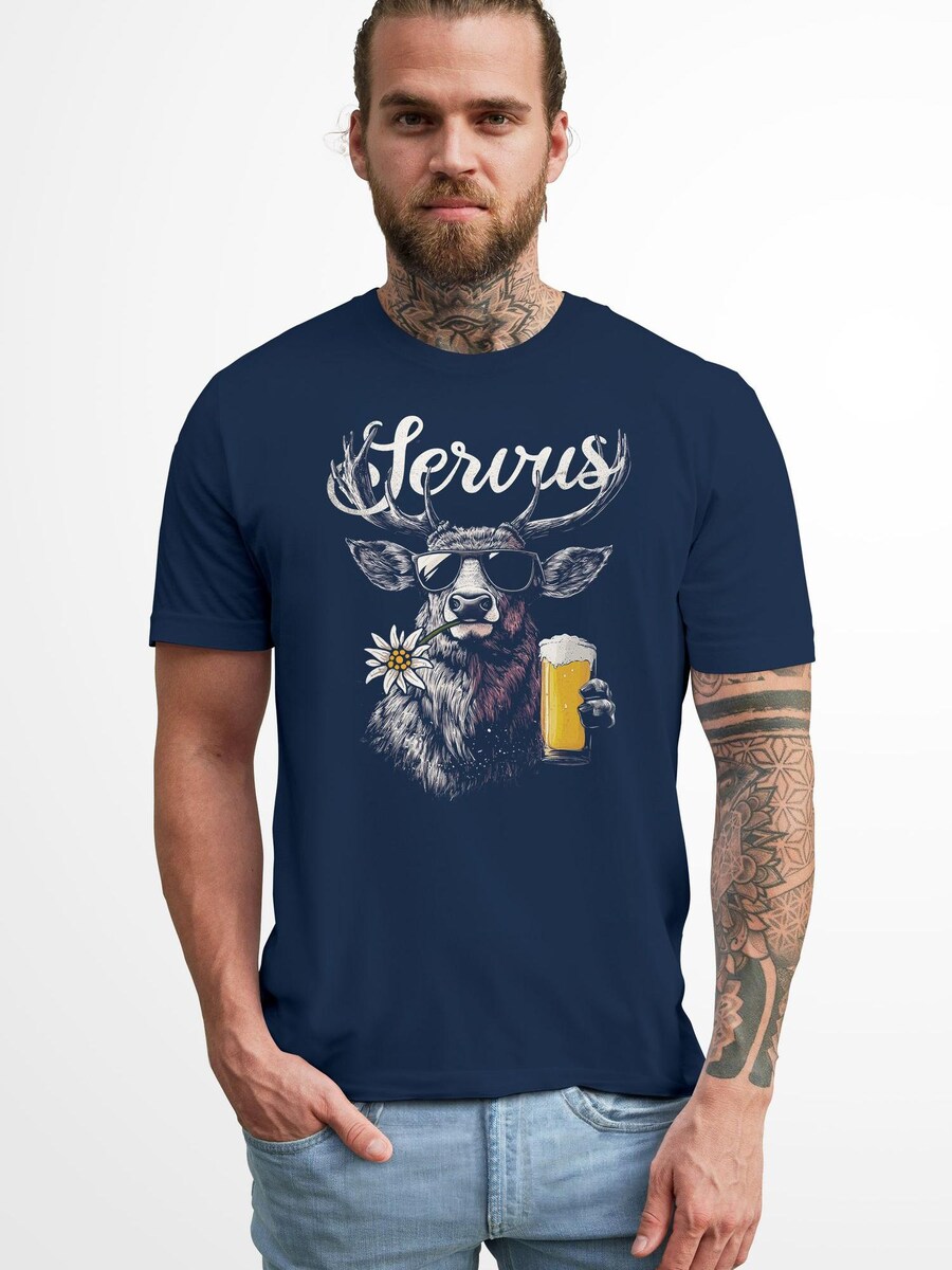 Рубашка Neverless Servus 3 Bier, темно-синий
Рубашка Neverless Servus 3 Bier, темно-синий