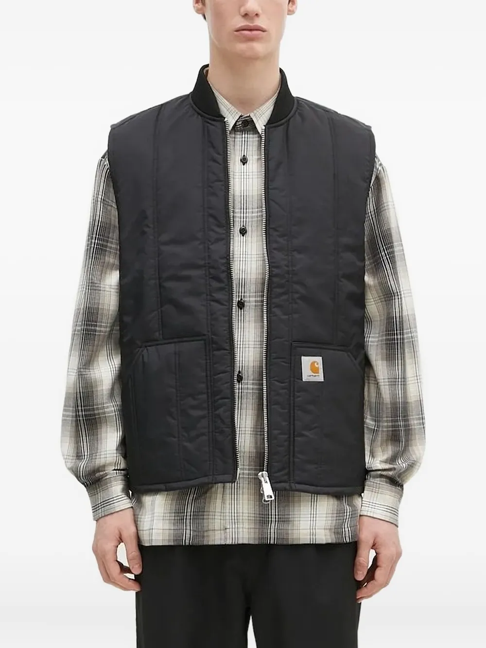 Рубашка с клетчатым карманом CARHARTT WIP, белый 
Рубашка с клетчатым карманом CARHARTT WIP, белый