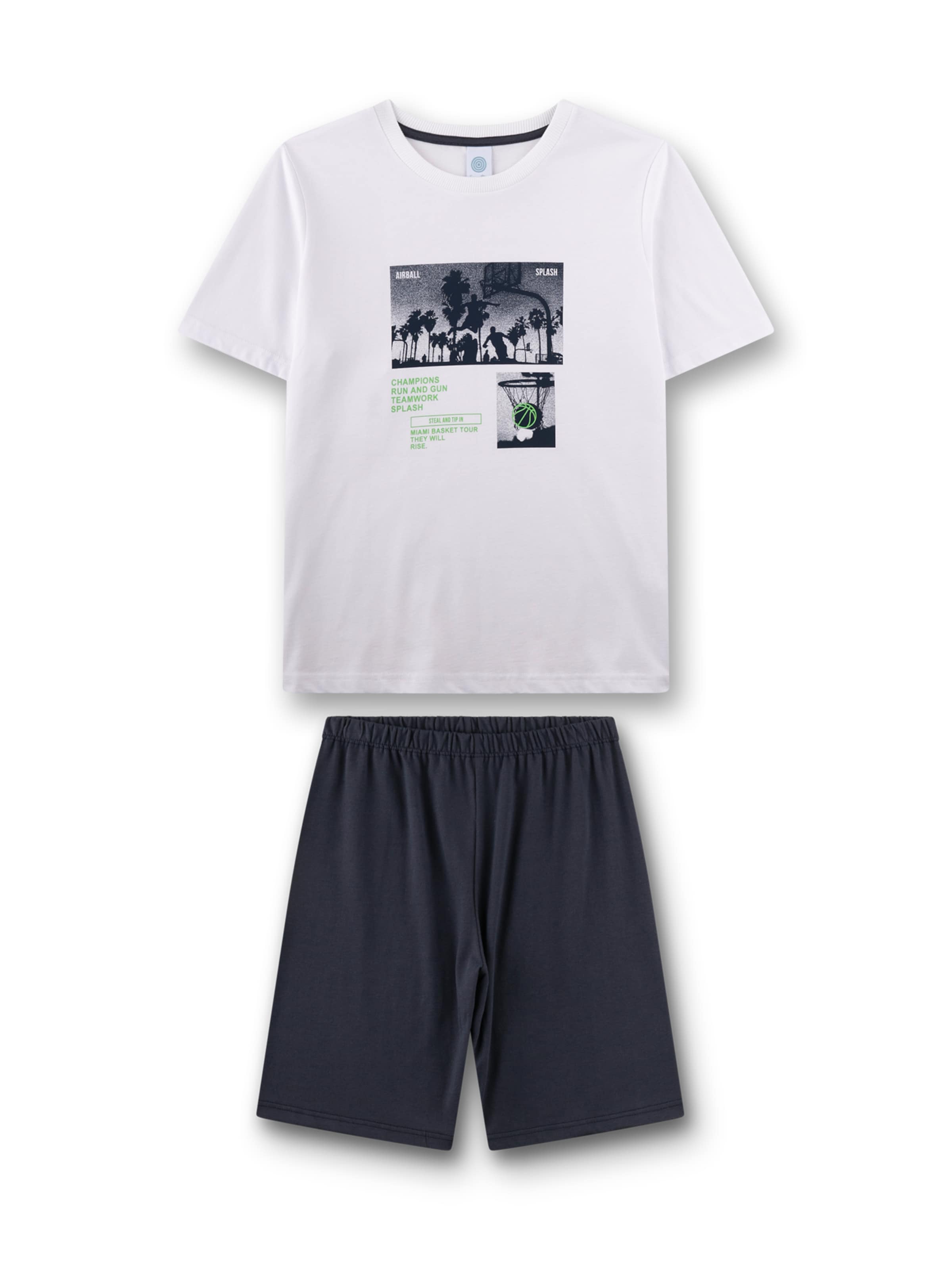 Sanetta Пижама 'Basketball' в белом цвете
Sanetta Пижама 'Basketball' в белом цвете