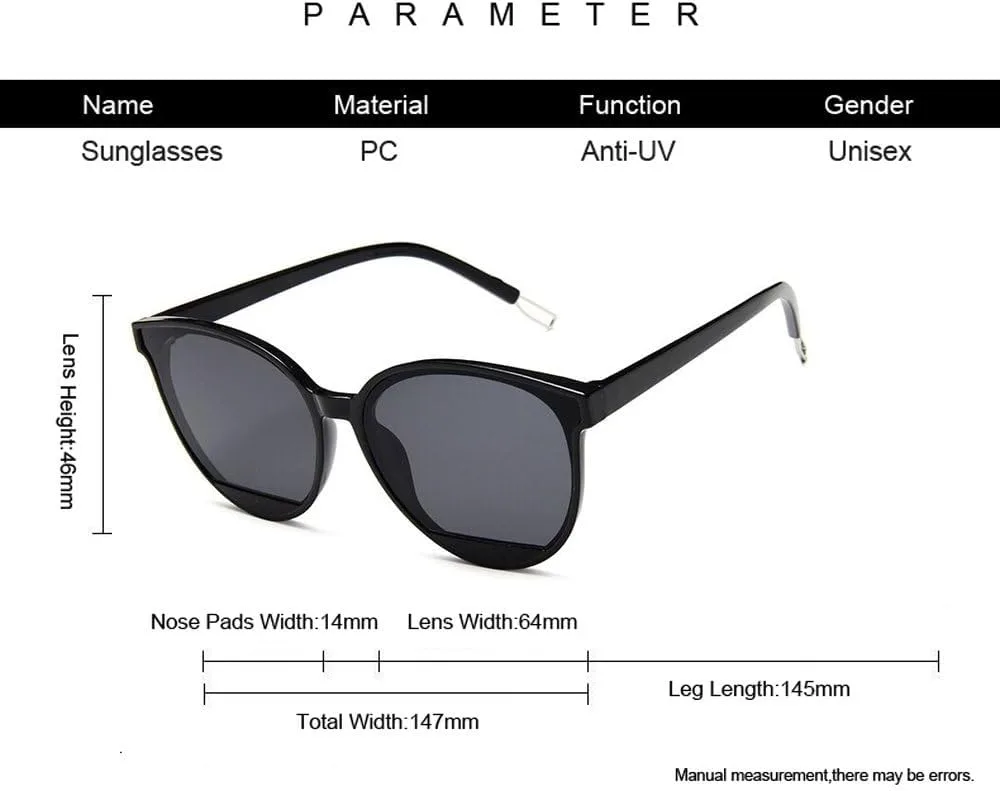 Модные солнцезащитные очки для женщин, винтажные, металлические, с зеркальными линзами, классические винтажные солнцезащитные очки для женщин GHVWYX, 5 Black Pink
Модные солнцезащитные очки для женщин, винтажные, металлические, с зеркальными линзами, классические винтажные солнцезащитные очки для женщин GHVWYX, 5 Black Pink