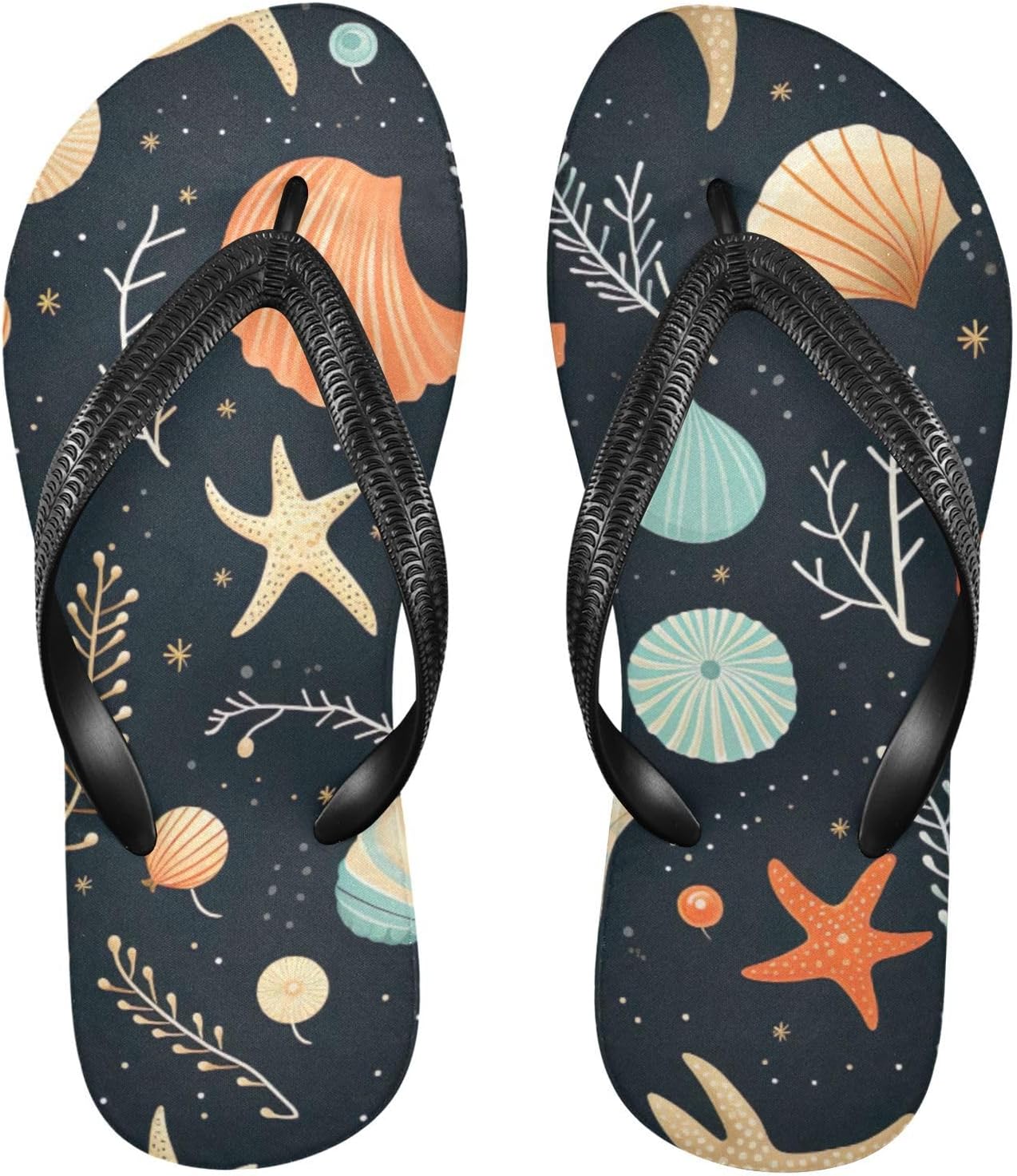 Пляжные летние сандалии Seashell Starfish для женщин и мужчин, шлепанцы для душа Kfbe
Пляжные летние сандалии Seashell Starfish для женщин и мужчин, шлепанцы для душа Kfbe