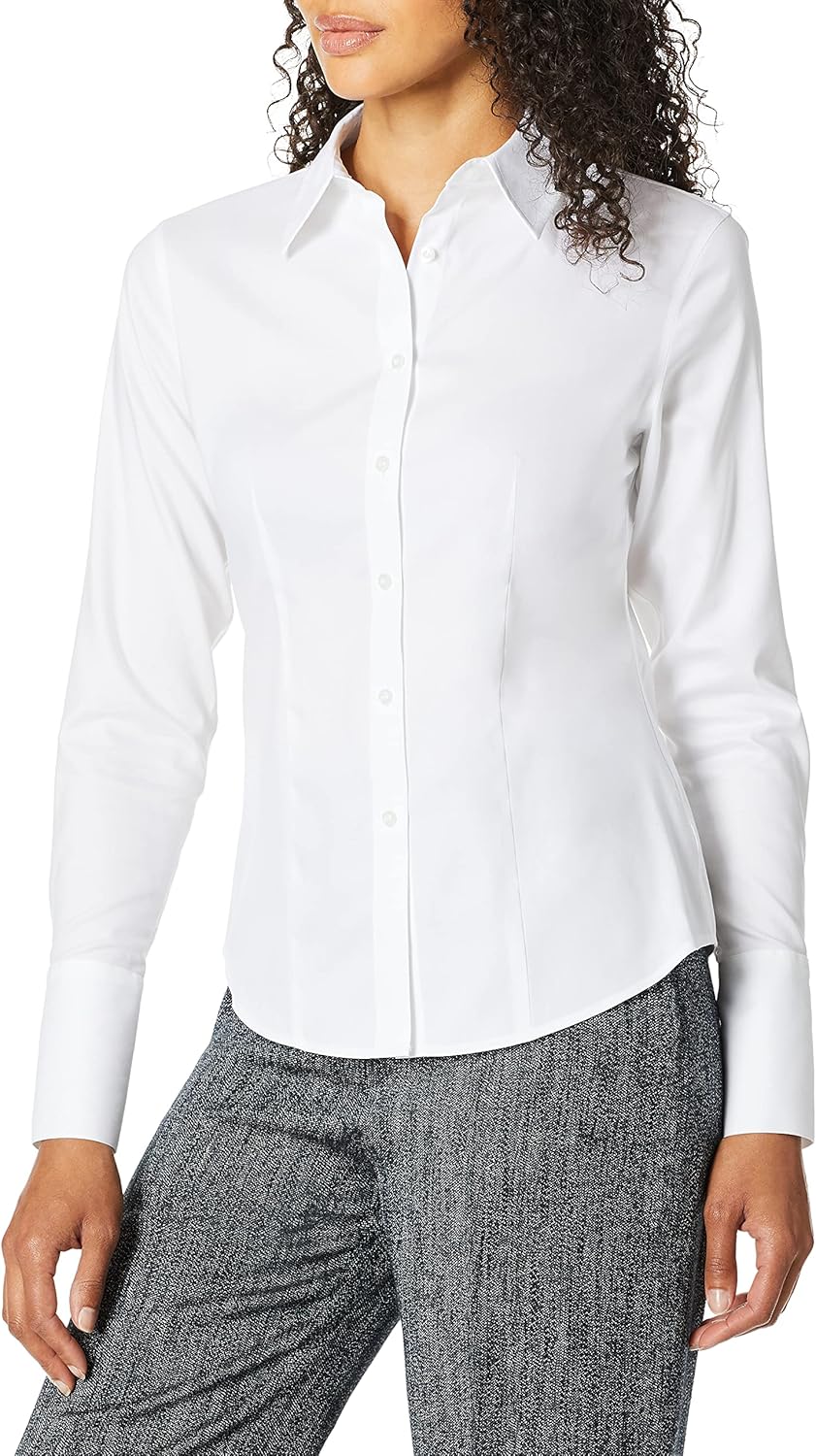 Женская рубашка Calvin Klein с длинным рукавом, не мнется и не глажется, Bright White
Женская рубашка Calvin Klein с длинным рукавом, не мнется и не глажется, Bright White