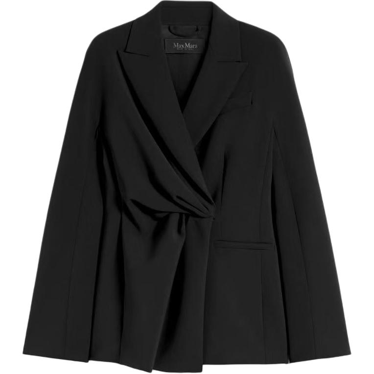 Женский пиджак для делового костюма MaxMara, черный
Женский пиджак для делового костюма MaxMara, черный