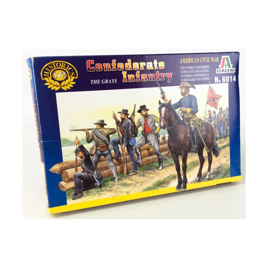 Пехота Конфедерации — Серые, Historics - American Civil War (1:72) (Italeri)
Пехота Конфедерации — Серые, Historics - American Civil War (1:72) (Italeri)