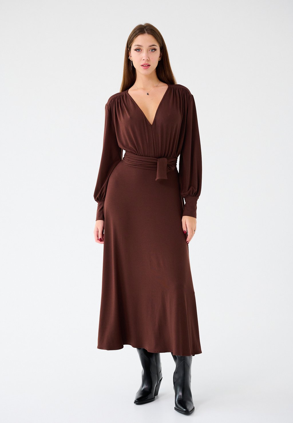 Повседневное платье LIDIA LEIMANN, коричневый 
Повседневное платье LIDIA LEIMANN, коричневый