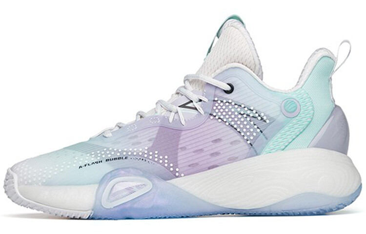 Баскетбольные кроссовки Bubble Bomb мужские с низким верхом Shoal зеленые/цвет слоновой кости белые/цвет лотоса фиолетовые Anta
Баскетбольные кроссовки Bubble Bomb мужские с низким верхом Shoal зеленые/цвет слоновой кости белые/цвет лотоса фиолетовые Anta