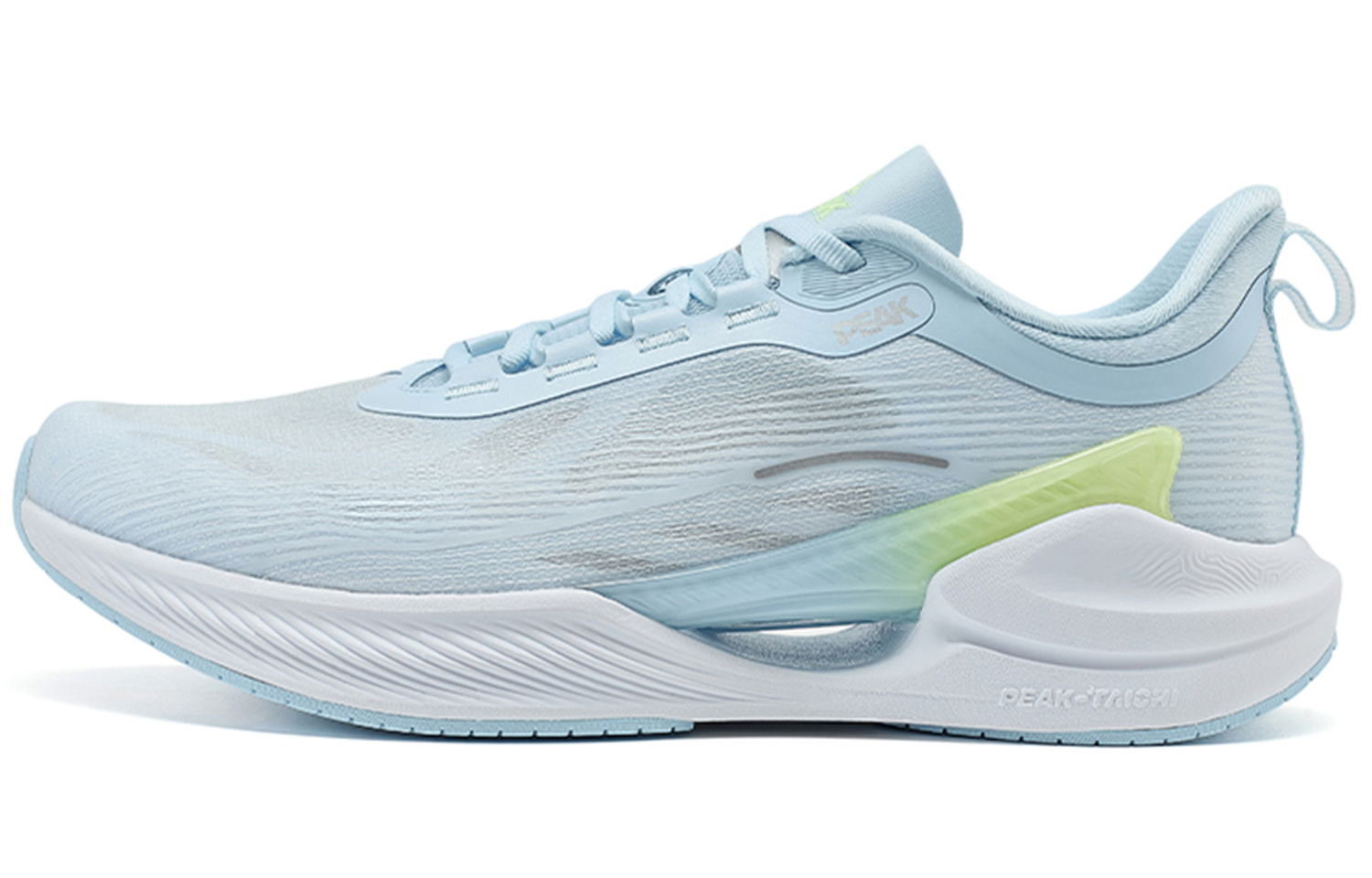 Амортизирующие нескользящие износостойкие дышащие беговые кроссовки мужские нежно-голубые PEAK 
Амортизирующие нескользящие износостойкие дышащие беговые кроссовки мужские нежно-голубые PEAK