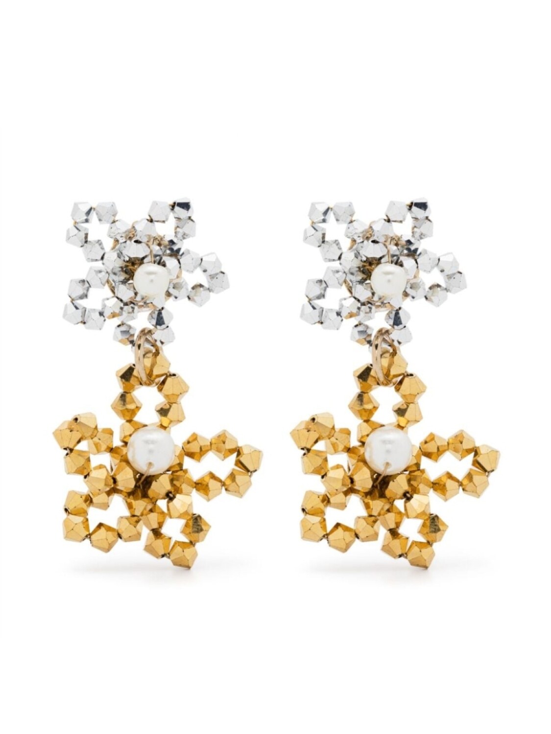 Серьги-подвески с цветочным декором Rosantica, серебряный
Серьги-подвески с цветочным декором Rosantica, серебряный