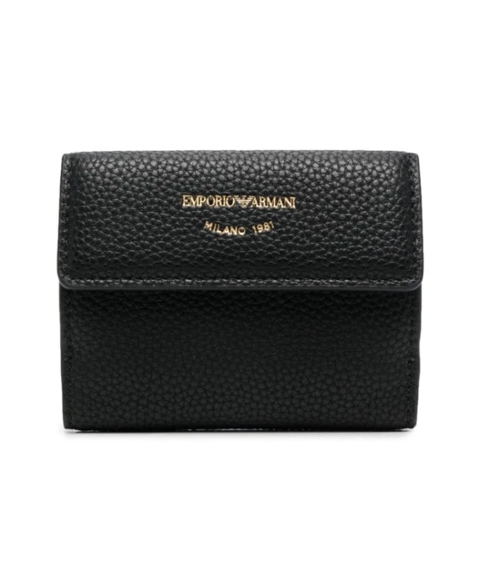 Кошелек с логотипом Emporio Armani, черный
Кошелек с логотипом Emporio Armani, черный