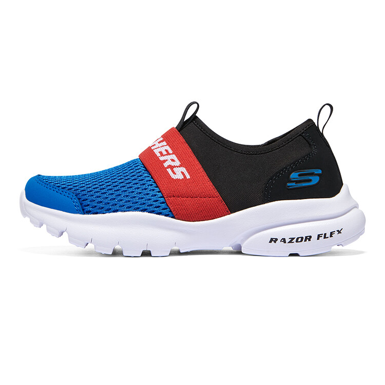 Детские кроссовки GS Low-top Black Skechers, черный/синий 
Детские кроссовки GS Low-top Black Skechers, черный/синий