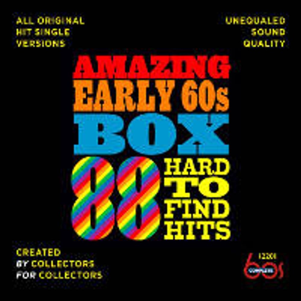 Диск CD Amazing Early 60s Box: 88 Hard To Find Hits - Various Artists
Диск CD Amazing Early 60s Box: 88 Hard To Find Hits - Various Artists