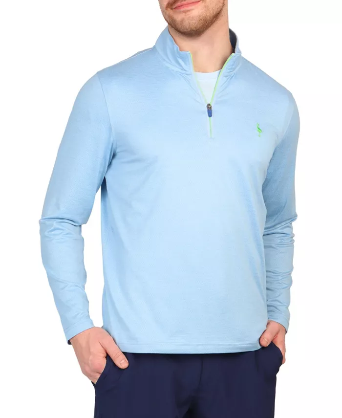 Мужская перфорированная сетчатая производительная водолазка с молнией до четверти Tailorbyrd, синий
Мужская перфорированная сетчатая производительная водолазка с молнией до четверти Tailorbyrd, синий