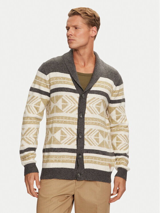 Кардиган стандартного кроя Guess, серый 
Кардиган стандартного кроя Guess, серый