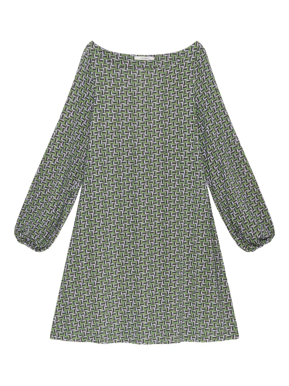 Мини-платье с геометрическим принтом и вырезом-лодочкой MALIPARMI, зеленый
Мини-платье с геометрическим принтом и вырезом-лодочкой MALIPARMI, зеленый