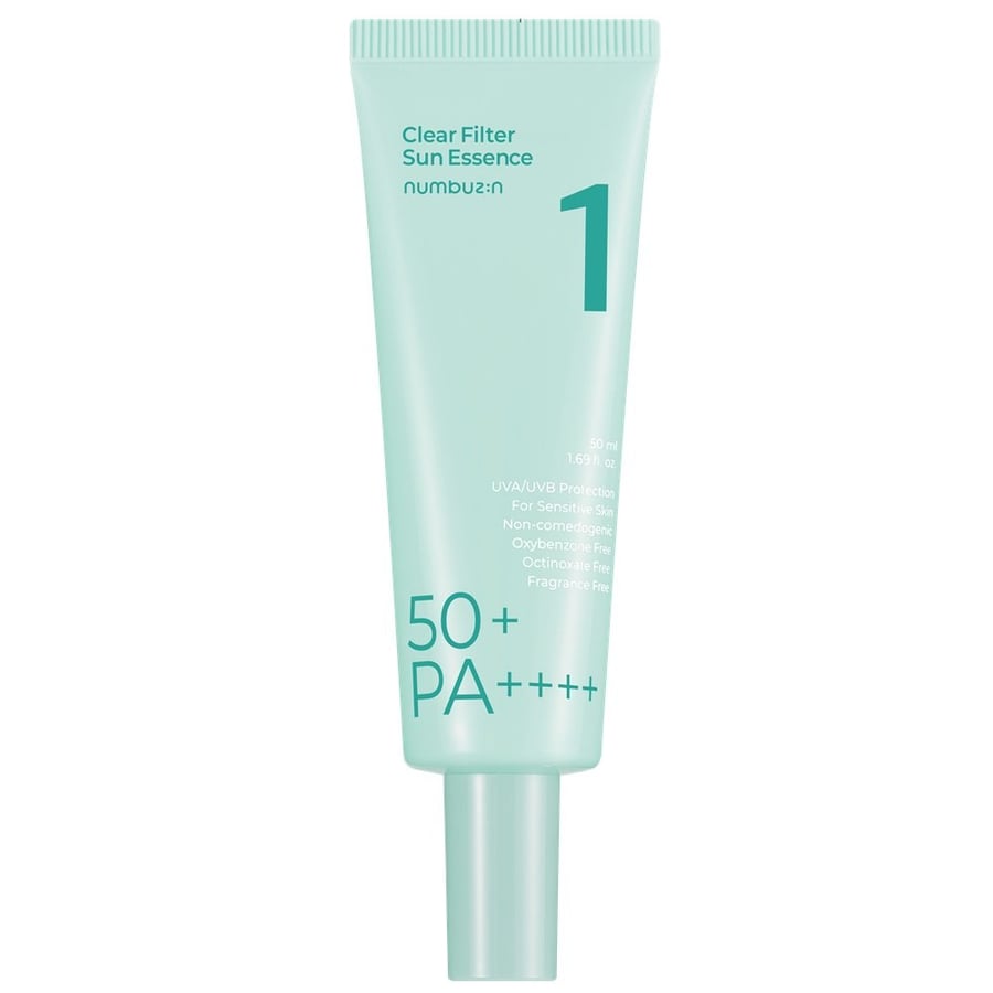 Numbuzin No.1 Clear Filter Sun Essence SPF50+ PA++++ увлажняющая эссенция для лица с фильтром 50 мл
Numbuzin No.1 Clear Filter Sun Essence SPF50+ PA++++ увлажняющая эссенция для лица с фильтром 50 мл