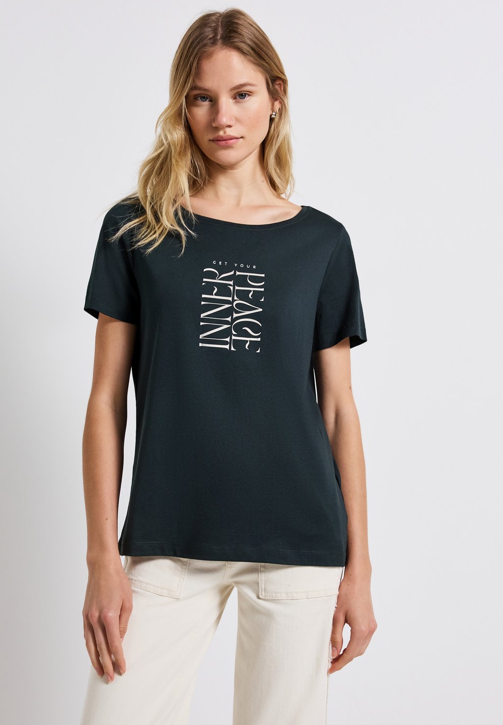 Футболка с принтом Street One, металлик зеленый
Футболка с принтом Street One, металлик зеленый