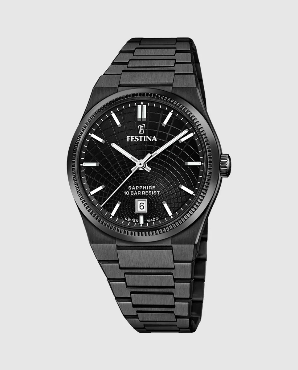 F20080/1 швейцарские мужские часы Rivé из черной стали Festina, черный
F20080/1 швейцарские мужские часы Rivé из черной стали Festina, черный